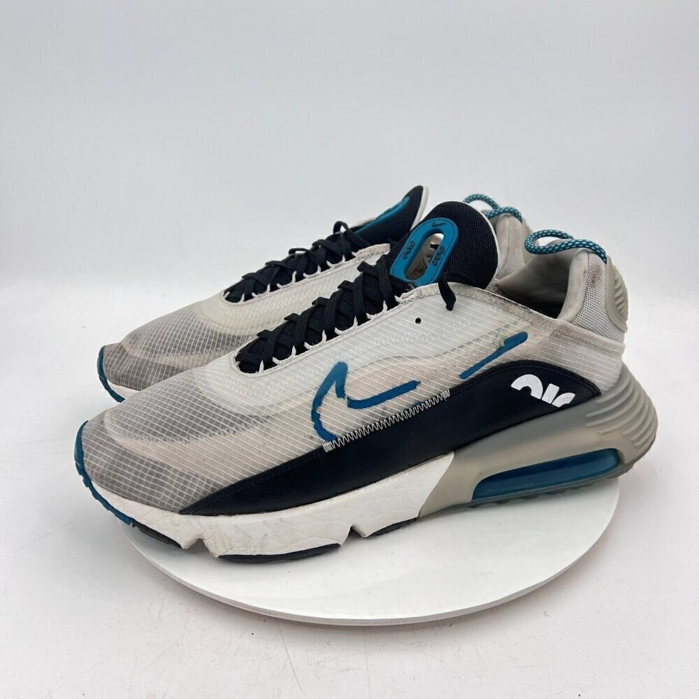 Nike Air Max 2090 Men Size 14 CV8835-100 Green Abyss White Black Training Shoes